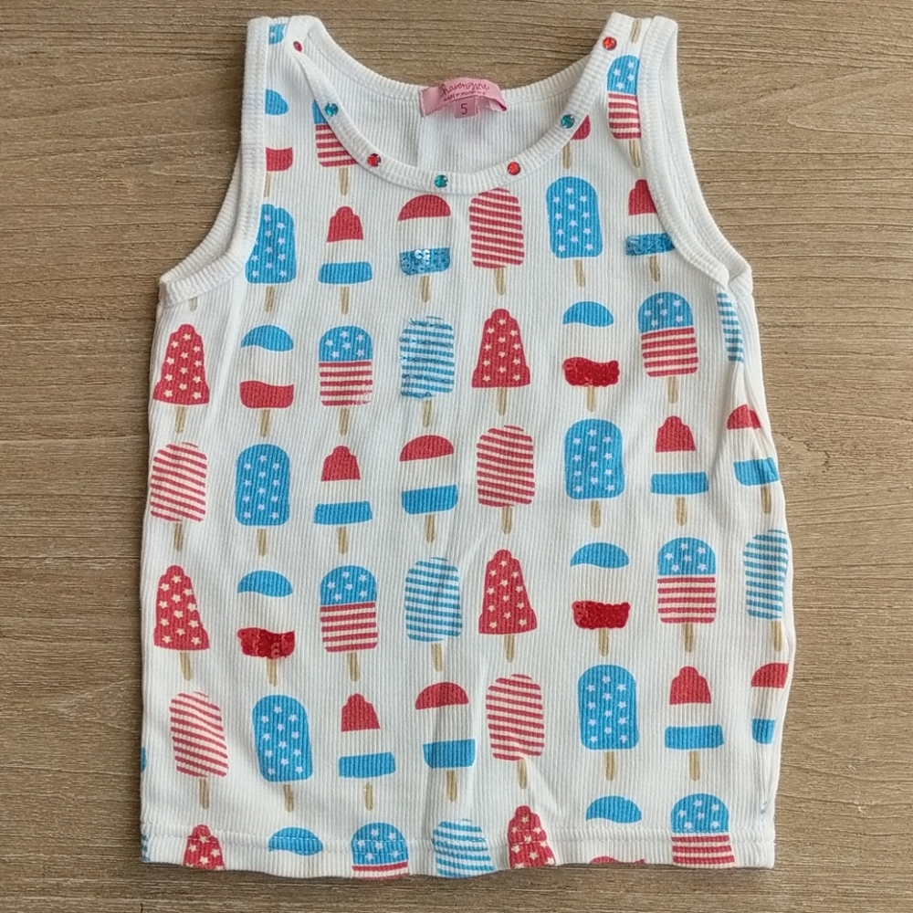 Haven Girl ribbed sleeveless tee